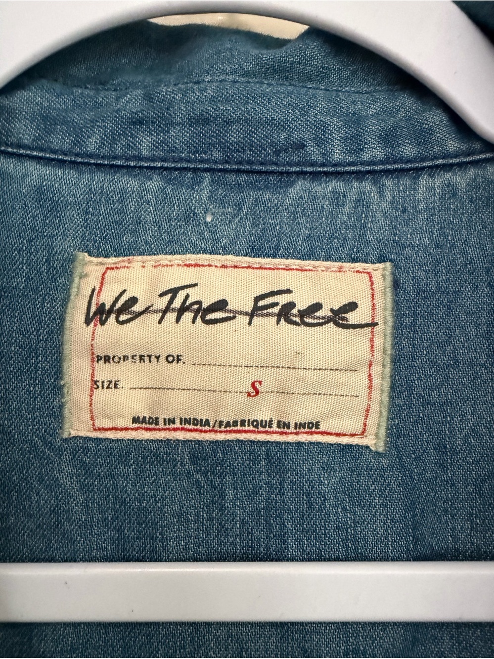 We The Free Heritage Quilted Shirt Jacket Oversized NWOT PTP 24” - Picture 9 of 9